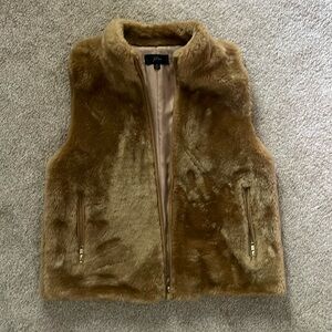 J. Crew Faux Fur Vest